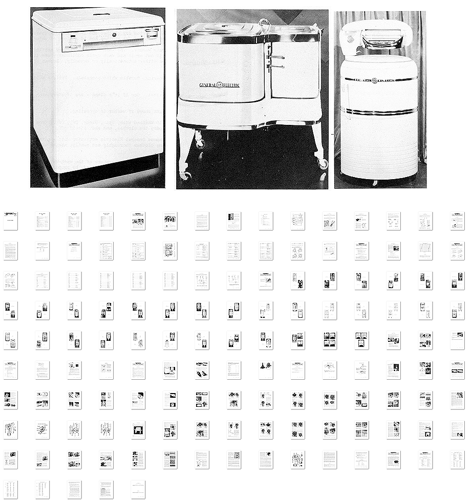 Washer Dryer Library1952 General Electric Home Laundry Product Man