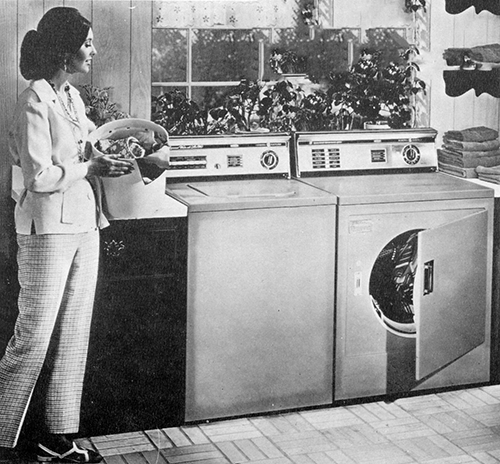 GE Automatic Washer and Dryer from 1970