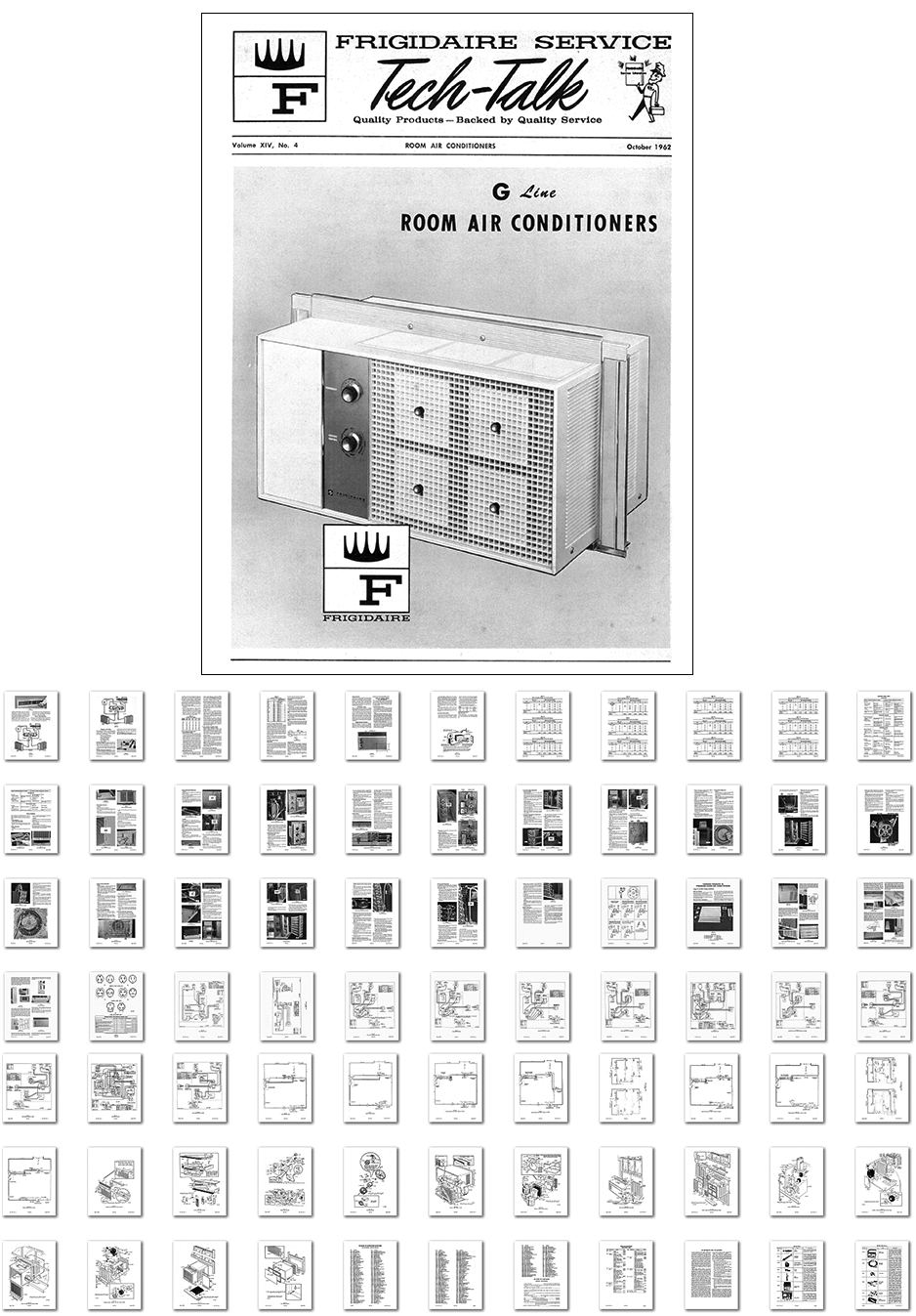 Air Conditioner Library 1962 Frigidaire Air Conditioner Service Manual