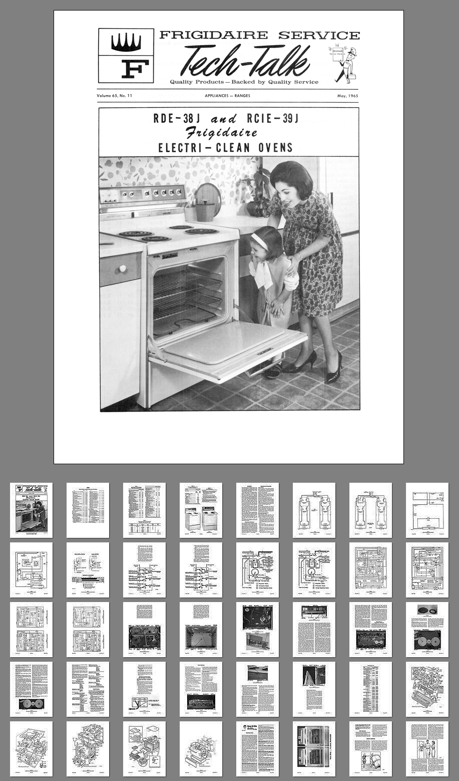 1964 Frigidaire Electric Ranges Ad - RCIH-645, RCIH-639 and RCI-G75-64