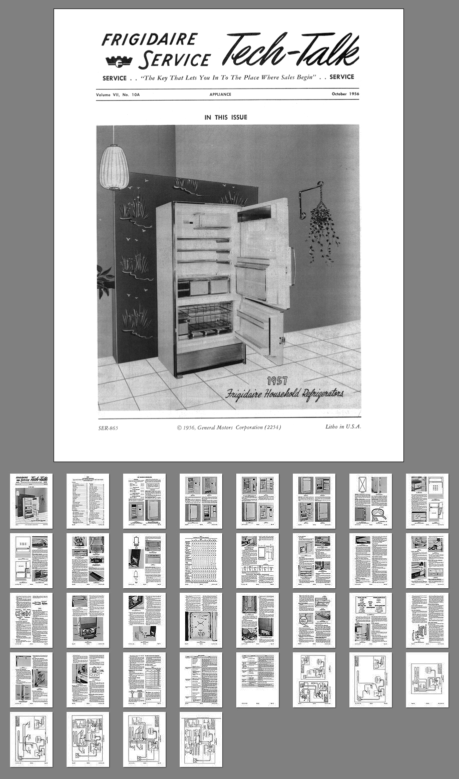 1948 GM MJ-7 Frigidaire Vintage Refrigerator