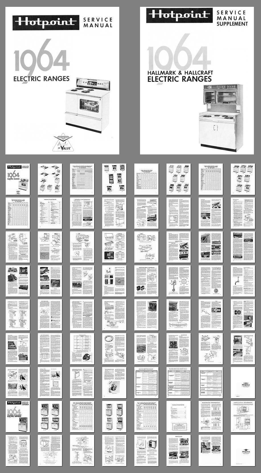 hotpoint stove parts manual